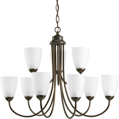 Carilynn 9 - Light Dimmable Tiered Chandelier