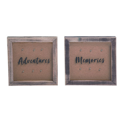  Ensemble de 2 décorations pour la maison Memories