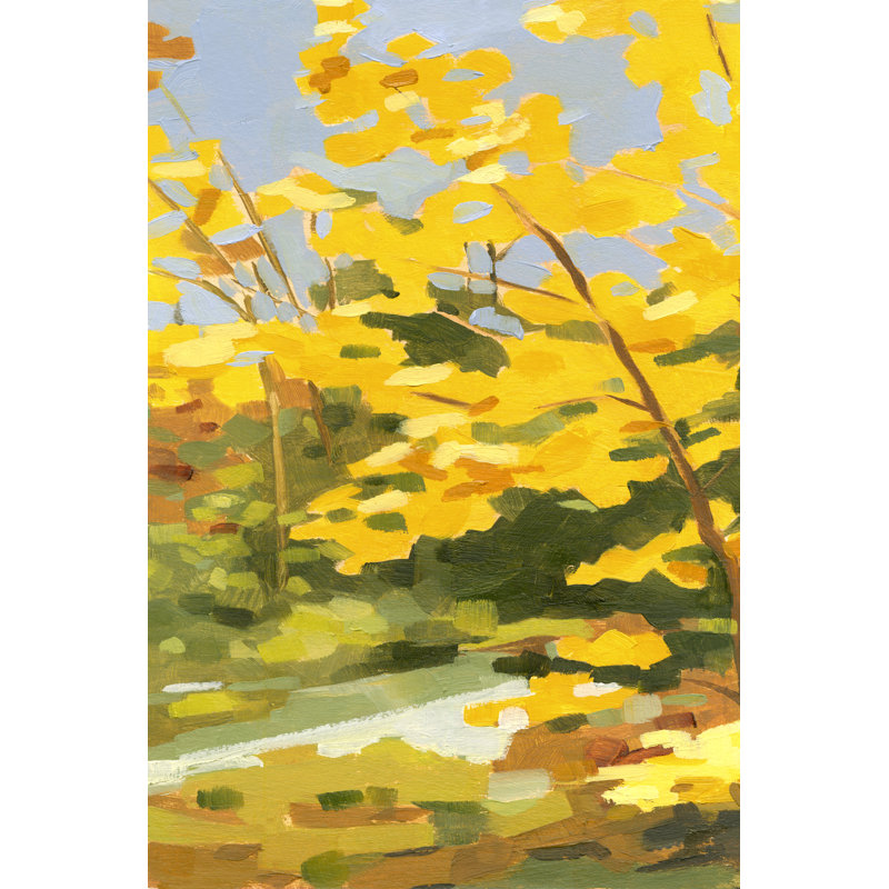 Autumn Hike I by Emma Caroline - Painting on Canvas, 91 cm H x 61 cm W, Wrapped Canvas