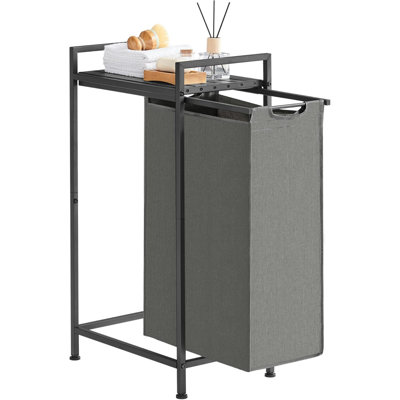 MDF, Steel, Oxford Fabric Laundry Cart