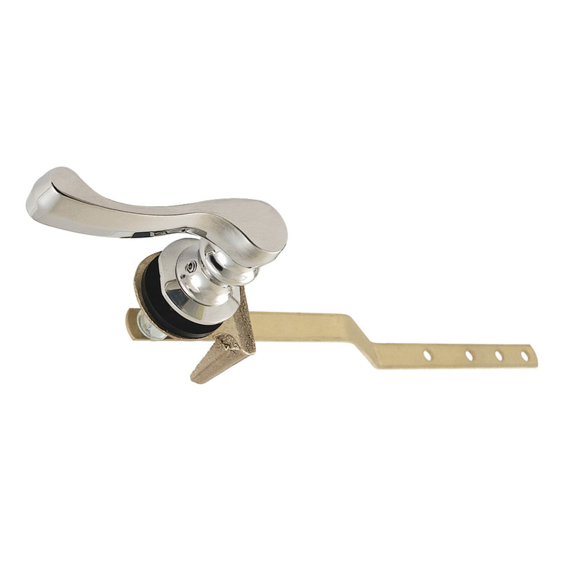 Levier de réservoir de toilette French, Nickel poli