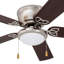 Ventilateur de plafond de 52 po avec éclairage Benton-778068894