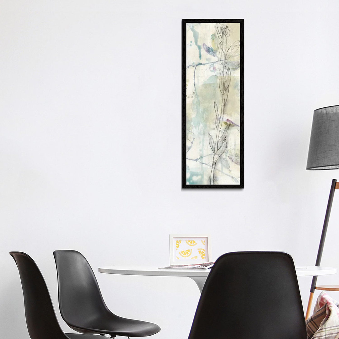 Contour Stem II von Jennifer Goldberger - Floater Frame Panoramic Gallery-Wrapped Canvas Giclée on Canvas