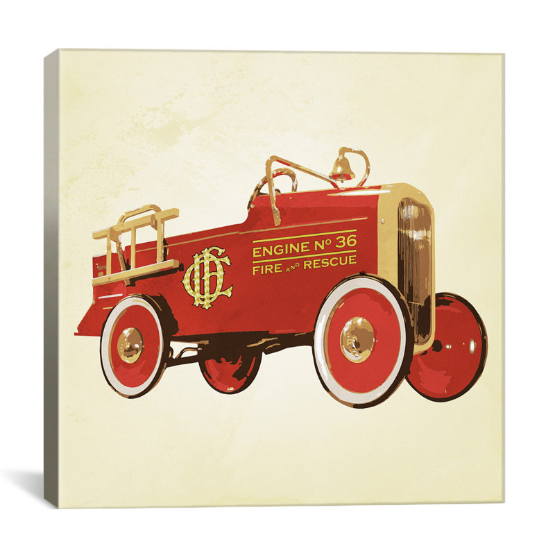 Art sur toile Albree Modern Fire 36, H 12 po x l 12 po x P 1,5 po, Non mat, Toile tendue