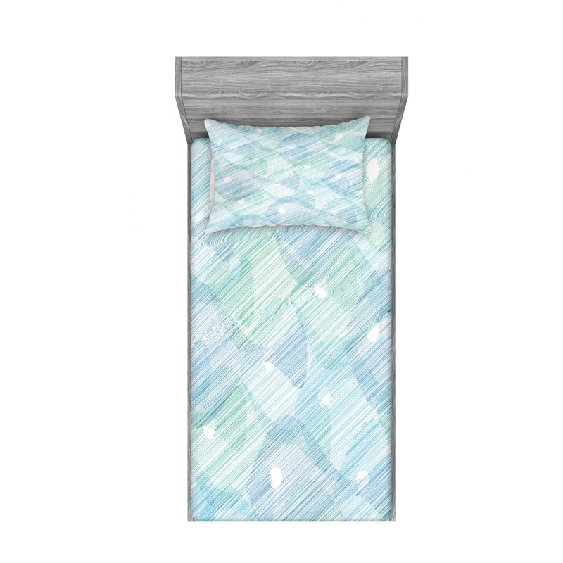 Microfiber Sheet Set, Twin XL Sheet Set with Fitted Sheet