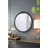 30"X30" Round Hand Carved Rose Antique Mirror Frame-1168909606