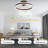 20 Inch Modern Flush Mount Smart Ceiling Fan With Lights And APP Control, Low Profile Bladeless Fandelier, Reversible DC Motor Ceiling Fan for Bedroom-1613875991
