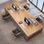 Bureau en bois massif pour 4 personnes