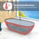 69'' x 30'' Runway Semi Transparent Resin Freestanding Soaking Bathtub