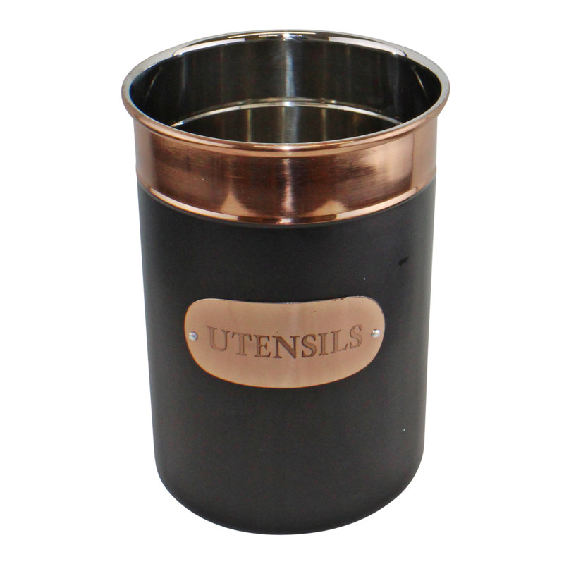 Stainless Steel Round Utensil Crock