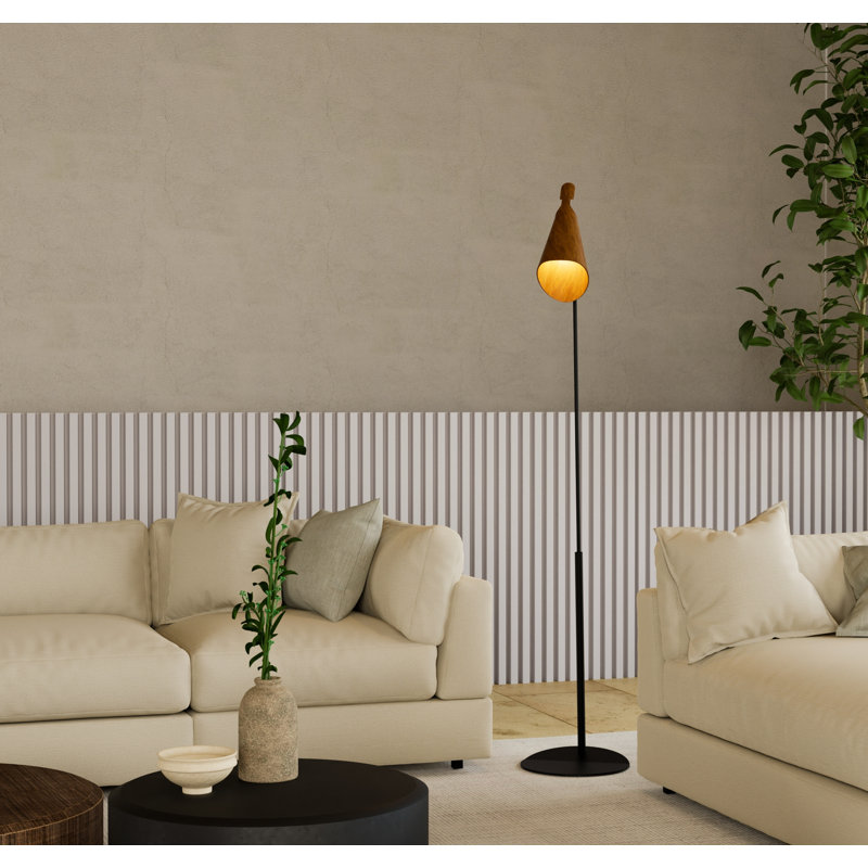 Balance 72.15'' Task Floor Lamp, Imbuia