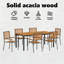 7 Piece Garden Dining Set-576180759