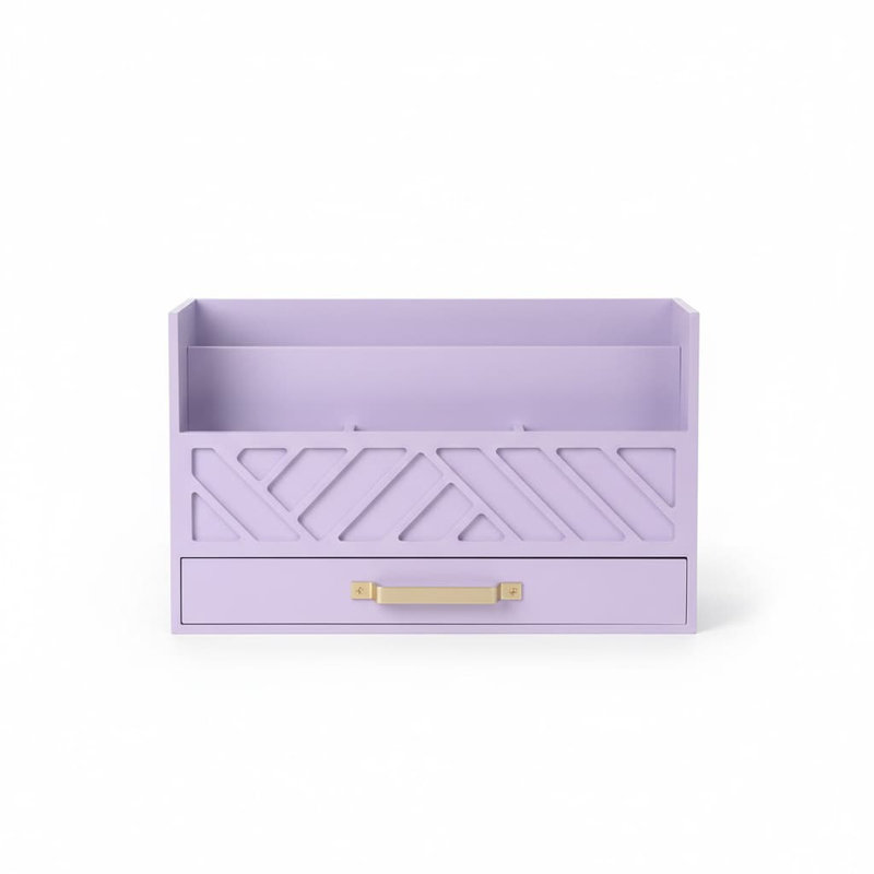 Desk Organiser, Purple