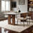 Simple style rectangular dining table-2043037109