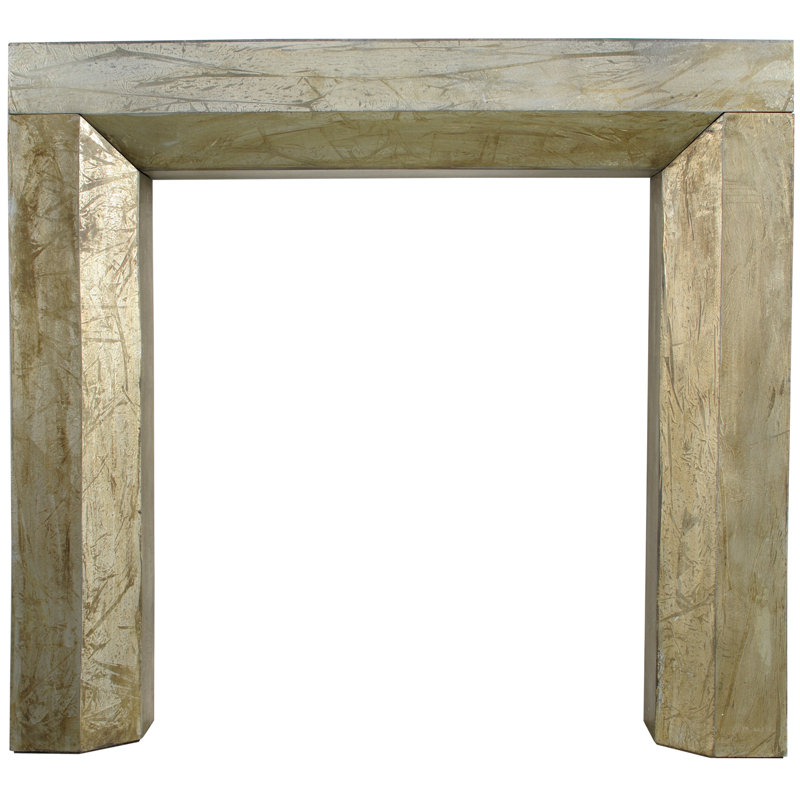 Hand Carved Manufactured Wood Fireplace Surround