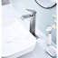 Robinet de lavabo de salle de bain avec jet en cascade et bec en acier inoxydable pour un ajustement facile-124304138