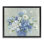 Cadre flottant Serene Blue and White Bouquet, design par Sally Swatland