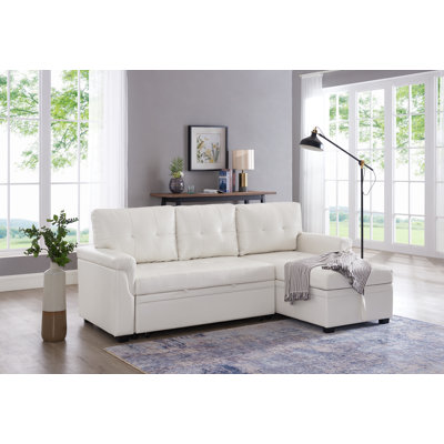 Canapé-lit modulaire en L avec rangement Drashti