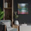 «River Morning 2» par St. Hilaire Elizabeth, art mural en métal, 24 po x 24 po