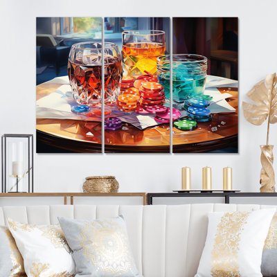 Casino Royale Poker - Casino & Games Metal Wall Decor Set
