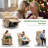 Karelin 35.54"W 180° Flat Lay Faux Leather Lifting Power Recliner, Massage Chair, Heater, Lift Chair-88883121