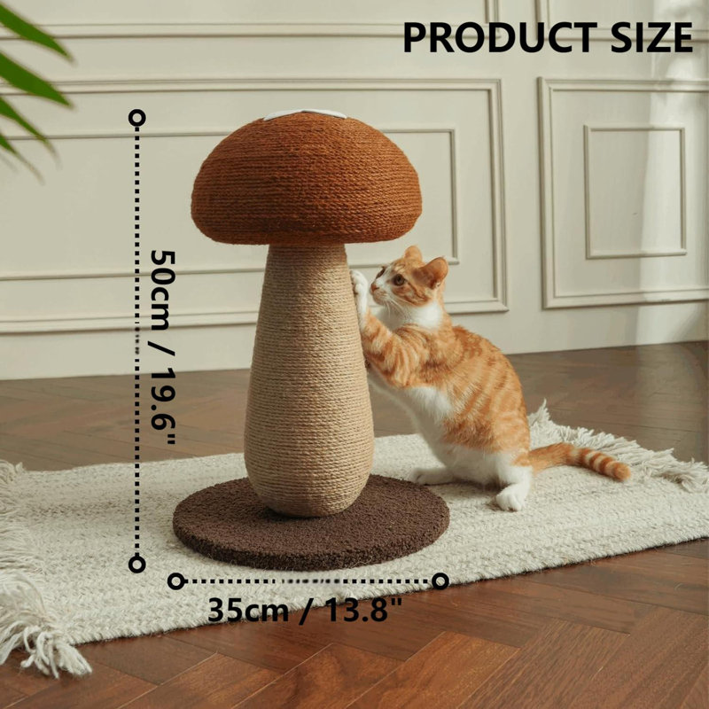Sisal Mushroom shape Cat Tree Scratching Post