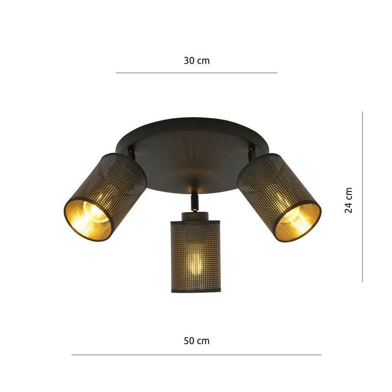Senduk Fabric Flush Mount