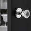 Classic Rosette with Crystal Door Knob-1643764247