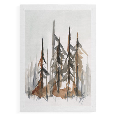 Rustic Evergreen I - Impression sur toile seulement - NON-CADRE