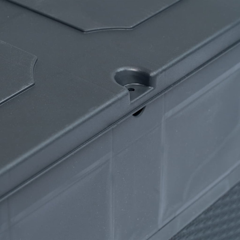 WFX Utility 119cm W 320L Water Resistant Plastic Lockable Deck Box in Anthracite