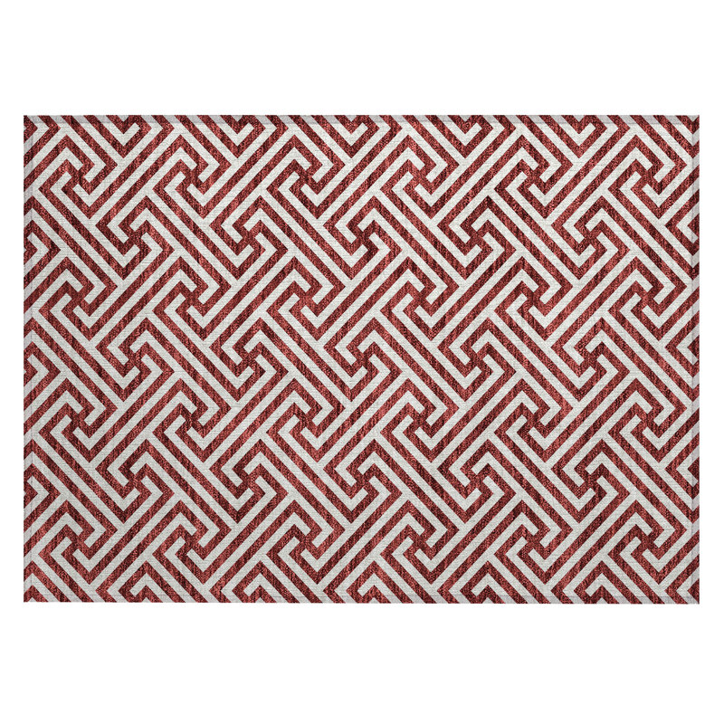 Washable Indoor / Outdoor Rug, Rectangle 1'8" x 2'6"