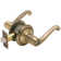 Schlage Flair Steel Privacy Lockset ANSI Grade 2 1-34 in.