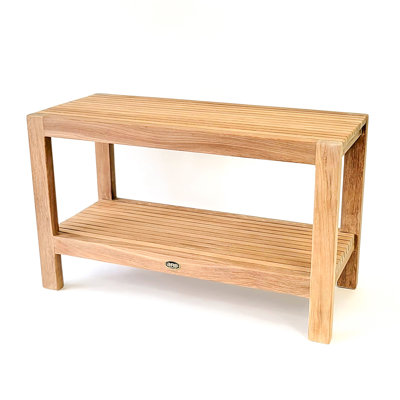 Banc de douche 36 "(90 cm) avec tablette Fiji