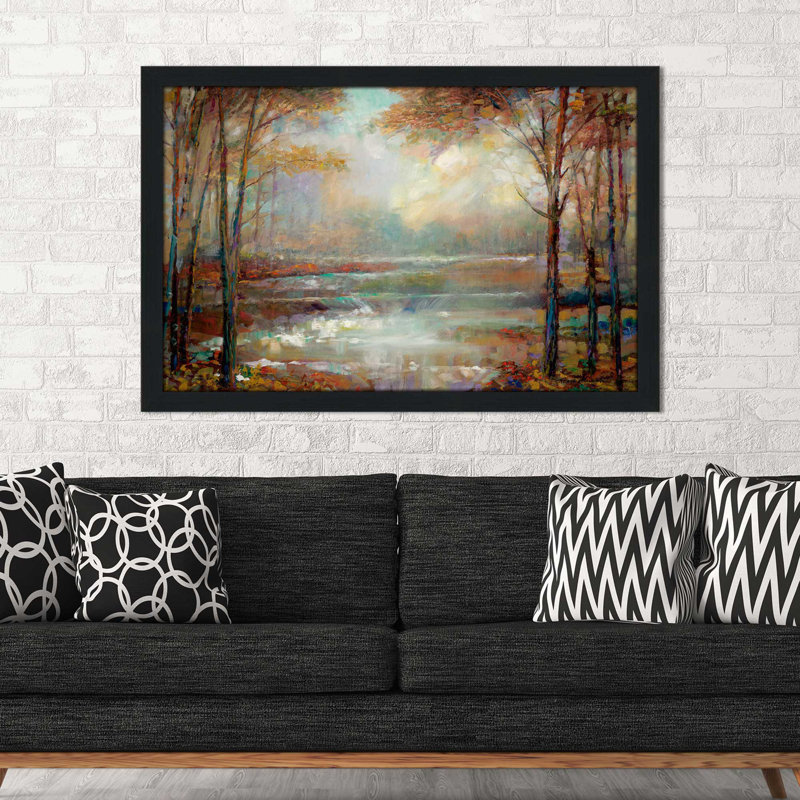 " Magical Spring " by Ruane Manning, 35.5" H x 51.5" W x 0.75" D