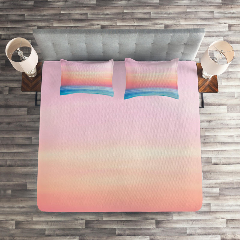 Modern & Contemporary Coverlet, King Bedspread + 2 Shams