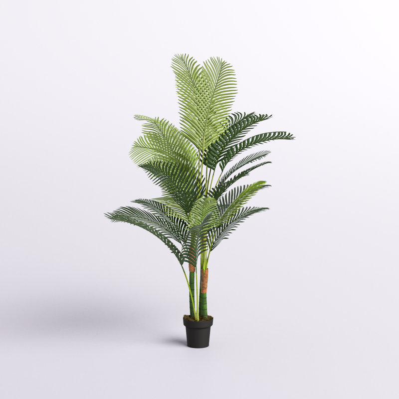 Artin 6'3" Artificial Palm Plant in Pot