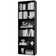 Langner 70.8" H x 23.6" W Standard Bookcase, 6-Tier Open Bookcase and Bookshelf