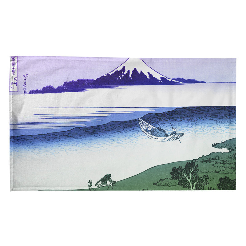Hague Tea Towel Kitchen Towel, Cotton Twill, Purple/Green