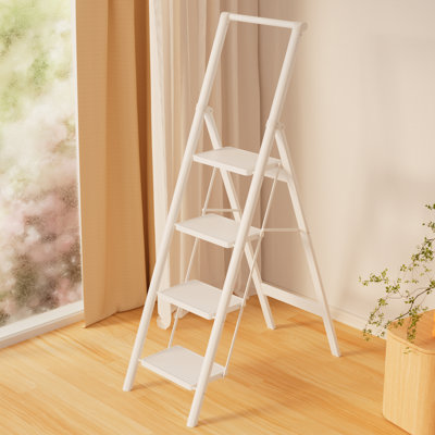 4-Step Steel Lightweight Folding Step Ladder