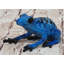 Figurine de sculpture en bronze bleue