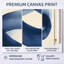 Art mural abstrait bleu, 2 courbes bleues minimalistes, toile courbe minimaliste-910048465-910048466