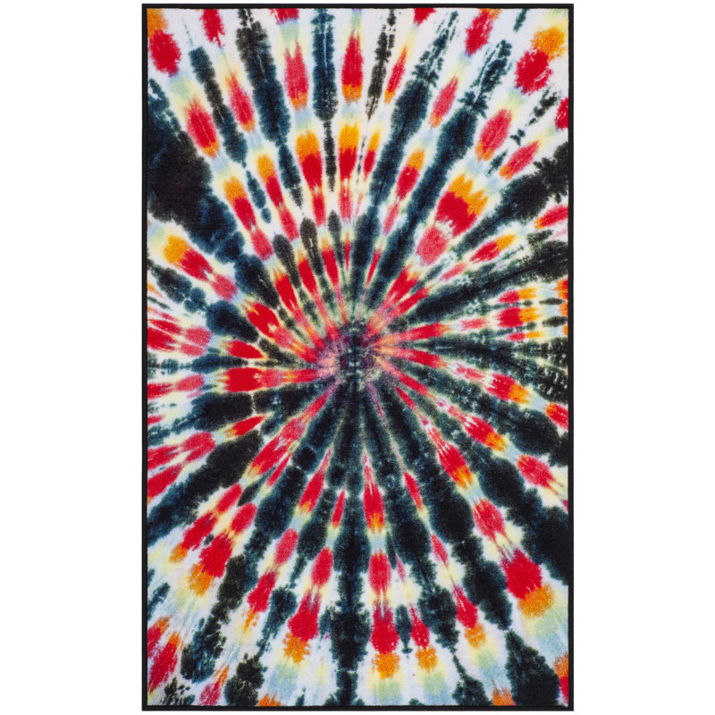 Dawson Performance Machine Washable Abstract Rug, Rectangle 3'3" x 5'3"