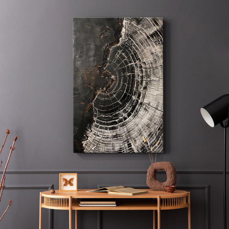 Série ABSTRACT - Toile tendue avec châssis Premium - Prêt à être accroché, H 18 po x l 12 po