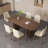 Simple retro style rectangular dining table-103283257