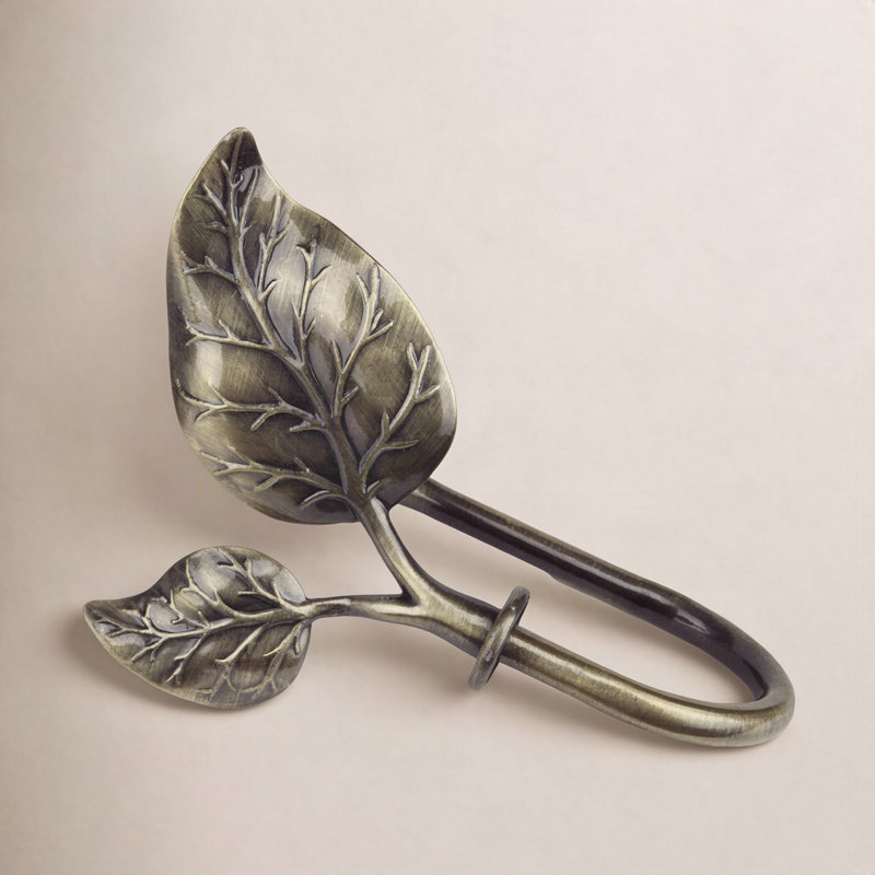 Sycamore Curtain Holdback, Antique Brass