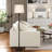 Lolley 57.5" Black Traditional Metal Floor Lamp and Table Lamp Set with Dimmable Lighting Floor Lamp