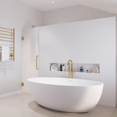 Baignoire de trempage autoportante de 67 po x 36 po Hangiri