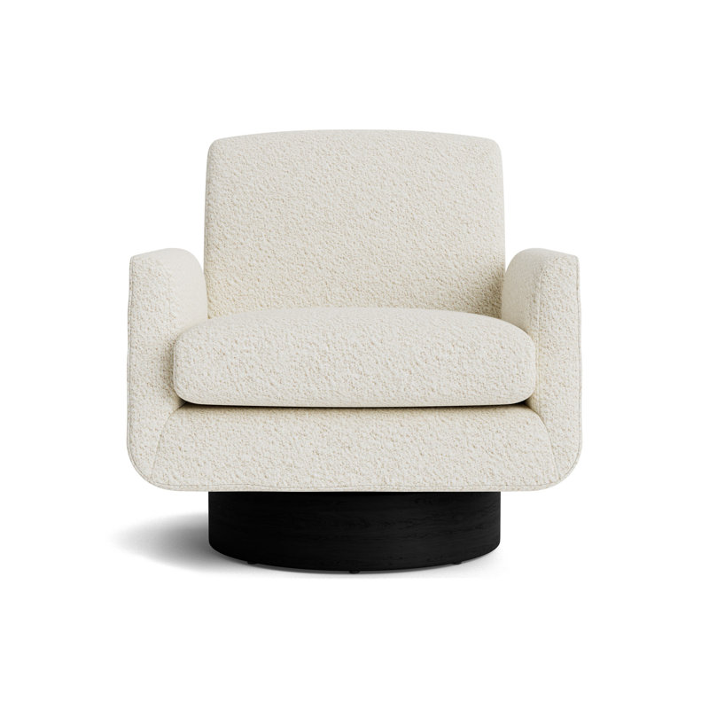Supernova Full Swivel Chair, Berber - Cream, Black