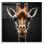 «Giraffe Portrait» par Rey Klimt, art mural en verre acrylique-2126384118