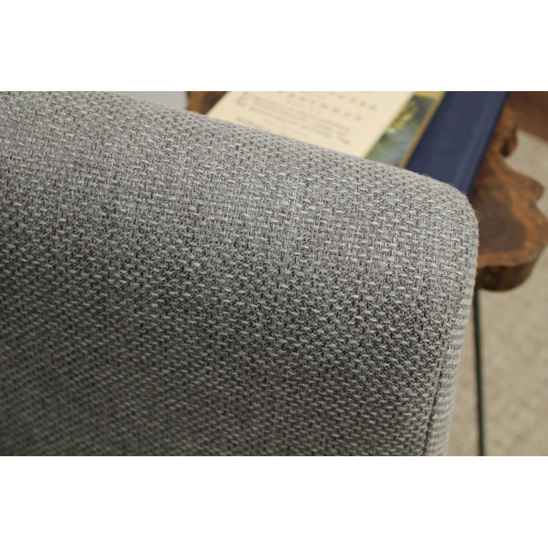 Fauteuil demi-tonneau Slavey, Gris clair